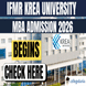IFMR Krea University Begins MBA Admission 2026 @krea.edu.in; Apply By January 15